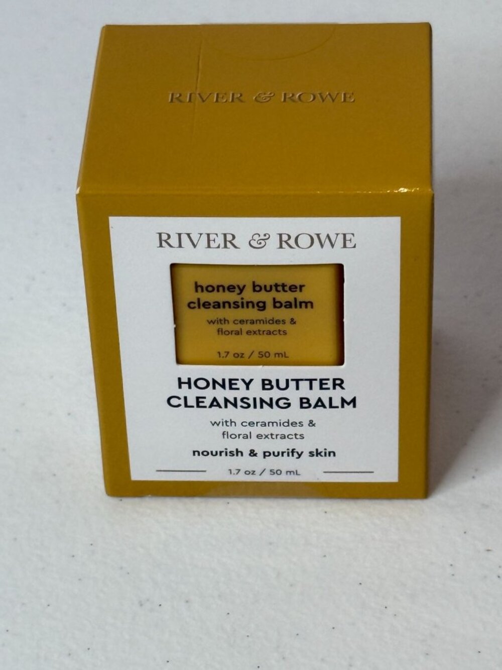 River & Rowe Honey Butter Cleansing Balm Ceramides Floral Extracts 1.7 oz New